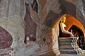 Bagan Myanmar. Circumambulatory corridor of the Sulamani temple. 